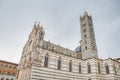 Santa Maria della Scala, a church in Siena, Tuscany, Italy. Royalty Free Stock Photo