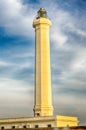 Santa Maria di Leuca iconic lighthouse, Salento, Apulia, Italy Royalty Free Stock Photo