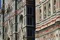 Santa Maria in Fiore cathedral of Florence, details, Florence, Italy