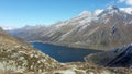 The Santa Maria lake, in Lucomagno pass, Switzerland