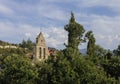 Santa Maria Magdalena church in the village Riego de Ambros, along the Camino de Santiago, Spain. Royalty Free Stock Photo