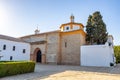 Santa Maria monastery in La Rabida. Rabida Monastery is a Franciscan monastery in the village of Palos de la Frontera, where