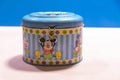 Old tin piggy bank disney collection with Mickey mouse print