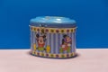 Old tin piggy bank disney collection with Mickey mouse print