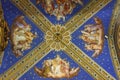 Santa Maria sopra Minerva cathedral ceiling Royalty Free Stock Photo