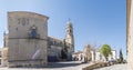 Santa Maria square, Santa Maria fountain, Baeza cathedral, Jaen, Spain