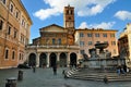 Santa Maria in Trastevere Royalty Free Stock Photo