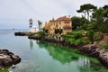 Santa Marta lighthouse Cascais Portugal Royalty Free Stock Photo