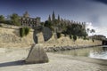 Santa MarÃÂ­a cathedral Palma Majorca Royalty Free Stock Photo