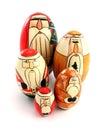 Santa Matryoshka Nesting Dolls Royalty Free Stock Photo