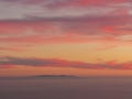 Santa Monica bay from top Royalty Free Stock Photo