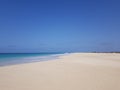 Santa Monica beach, Boa Vista, Cape Verde Royalty Free Stock Photo