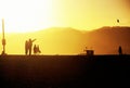 Santa Monica beach California Royalty Free Stock Photo