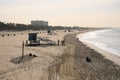 Santa Monica, Los Angeles, USA, October 30th, 2019 Santa Monica beach near Pacific Ocean