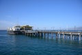 Santa Monica, Los Angeles, USA, October 30th, 2019 Santa Monica Pier view near Pacific Ocean