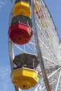 Santa Monica Pier Carnival Amusement Thrill Ride Royalty Free Stock Photo