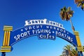 Santa Monica Pier entrance view on Ocean Ave, Santa Monica Ã¢â¬â Los Angeles