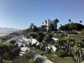 Santa Monica and Route 66 Meet the Pacific Coast Highway California Royalty Free Stock Photo