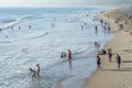 Santa Monica State Beach in Los Angeles, CA Royalty Free Stock Photo