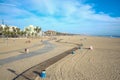 Santa Monica State Beach in Los Angeles, CA Royalty Free Stock Photo