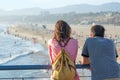 Santa Monica State Beach in Los Angeles, CA Royalty Free Stock Photo