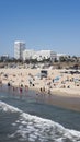 Santa Monica State Beach, Los Angeles, California, USA - September 29, 2017 Royalty Free Stock Photo