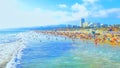 Santa Monica in summer