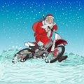 Santa motorcycle