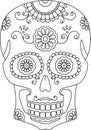 Santa muerte, black shugar scull, calavera catrina