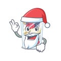 Santa parfait isolated with in the cartoon