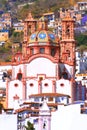 Santa Prisca cathedral in the city of taxco, in Guerrero, mexico XIII Royalty Free Stock Photo