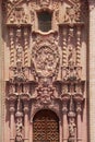 Baroque cathedral  of Santa prisca in taxco guerrero, mexico Royalty Free Stock Photo