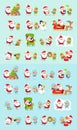 Santa, Reindeer, Snow Maiden, Ice Princess Elf Set