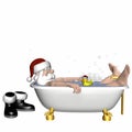 Santa Relaxing 4