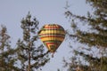 Santa Rosa, California is the largest city in California`s Redwood Empire, Wine Country and the North Bay - air balloon. Royalty Free Stock Photo