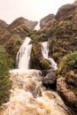 Santa Rosa Small Waterfall In The National Park Sangay Royalty Free Stock Photo