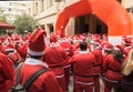 Santa Run street