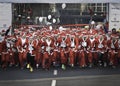 Santa run is a tradicional race