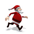 Santa running