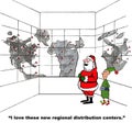 Santa's Distribution Centers