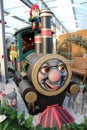 Santa`s Elf Train with haunting eyes