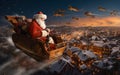 Santa\'s Enchanted Night Ride: A Midnight Journey