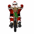 Santa's Reindeer Concept Chopper Royalty Free Stock Photo