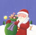 Santa with sack