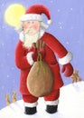 Santa with sack