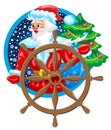Santa the Sailor Royalty Free Stock Photo