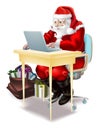 Santa shops on-line!