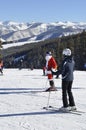 Santa Sighting; A Christmas Miracle, Beaver Creek, Vail Resorts, Avon, Colorado Royalty Free Stock Photo