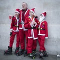 SANTA Skate 2018 Royalty Free Stock Photo