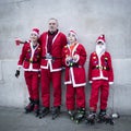 SANTA Skate 2018 Royalty Free Stock Photo